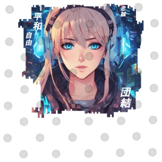 Aria Vox // Cyberpunk Girl Digital Files