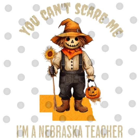 I’m a Nebraska Teacher Halloween Fall Autumn Digital Files