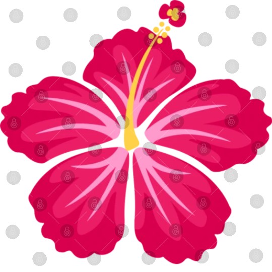 Pink Hibiscus Flower Digital Files