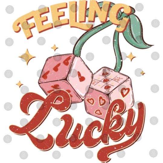 Feeling Lucky Tic Tac Toe Love Game Valentine Gift Digital Files