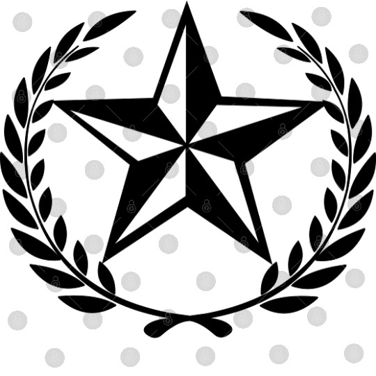 Star in laurel wreath. Digital Files