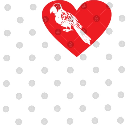 Bird Lover Heart Cute Birdwatcher Parrot Heron Digital Files