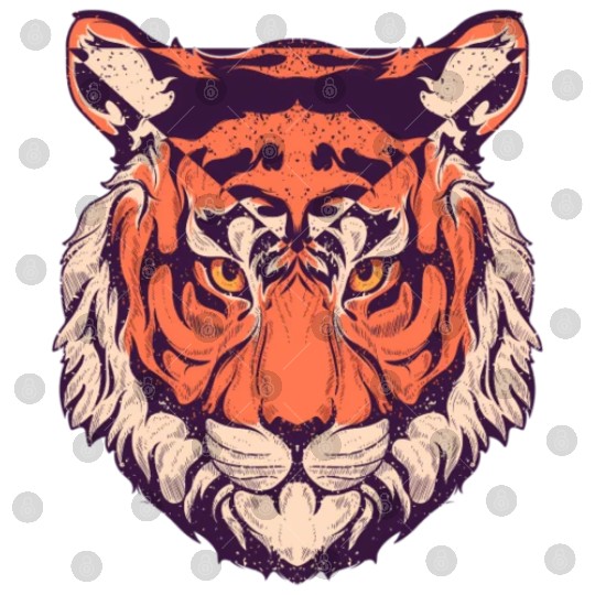 Realist Tiger Tigress Portrait With High Level Of Digital Files