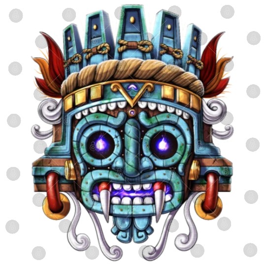 Aztec God Tlaloc Digital Files