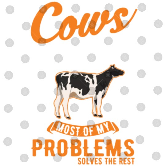 Cow Gift Farmer Cattle Breeder Cows Digital Files