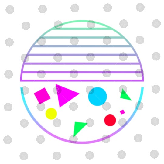 Retro sunset style 80s Digital Files