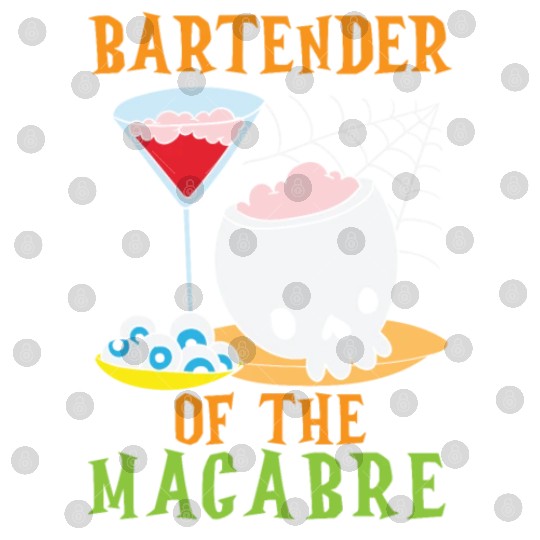 Bartender of the Macabre Bartender Halloween Digital Files