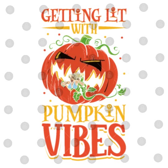 Scary Pumpkin Halloween Costume Autumn Fall Gift Digital Files