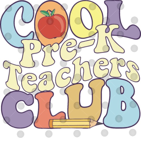 Cool Pre K Teachers Club Preschool Teacher Digital Files