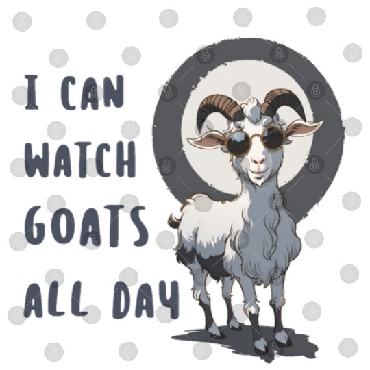 Happy Cute goat Lover Digital Files