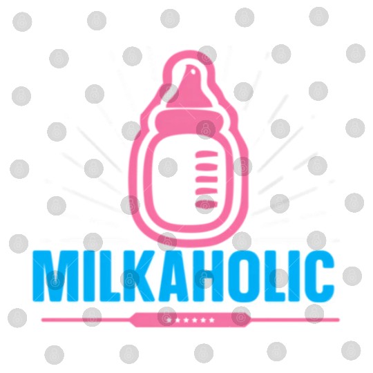 Baby Newborn Milkaholic Nursery Bottle Infant New Digital Files