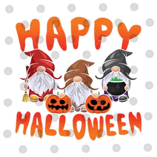 Pumpkin Halloween Gnomes Lazy Creepy Halloween Digital Files