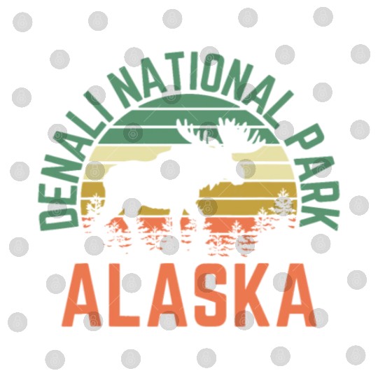 Denali National Park Alaska Moose Hiking Nature Digital Files