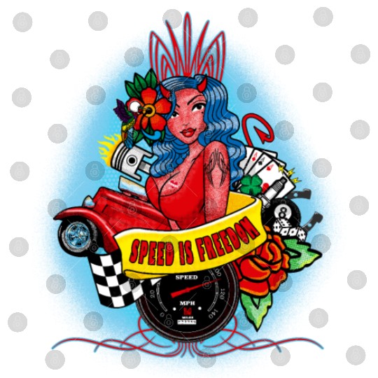 Pin up, Hot rod and Speedometer Digital Files