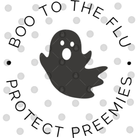 NICU Halloween | Boo to the flu | Protect Preemies Digital Files