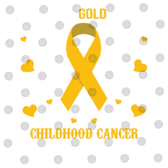 I Wear Childhood Cancer Awareness Supporter Ribbon Digital Files