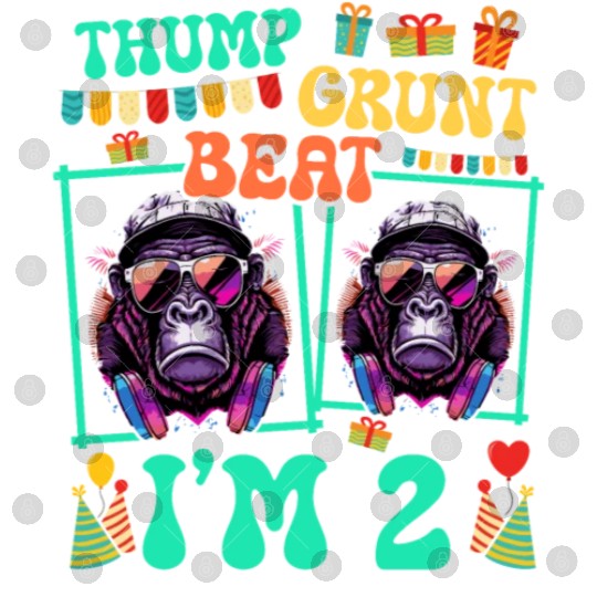 Thump Grunt Beat I'm 2 Gorilla Lover Kid 2nd Digital Files
