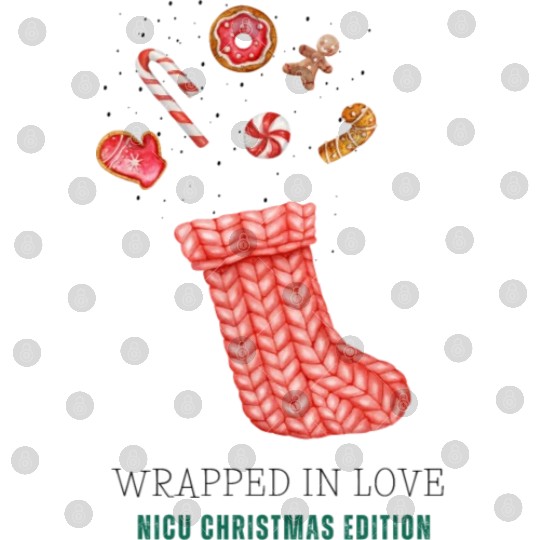 NICU Christmas design | Wrapped in Love Digital Files