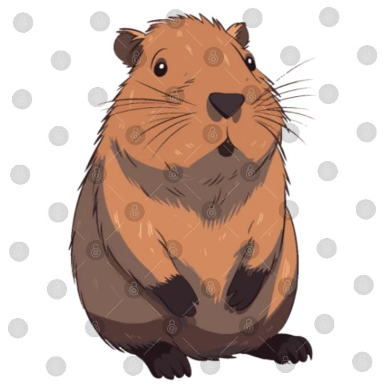 Capybara In Nature Digital Files