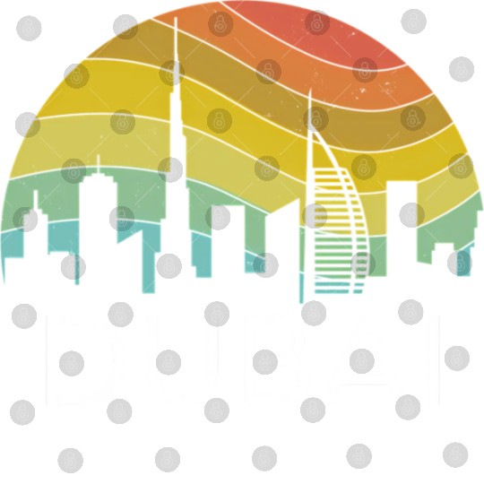 Dubai Skyline City Arab Emirates Uae Arcihtecture Digital Files