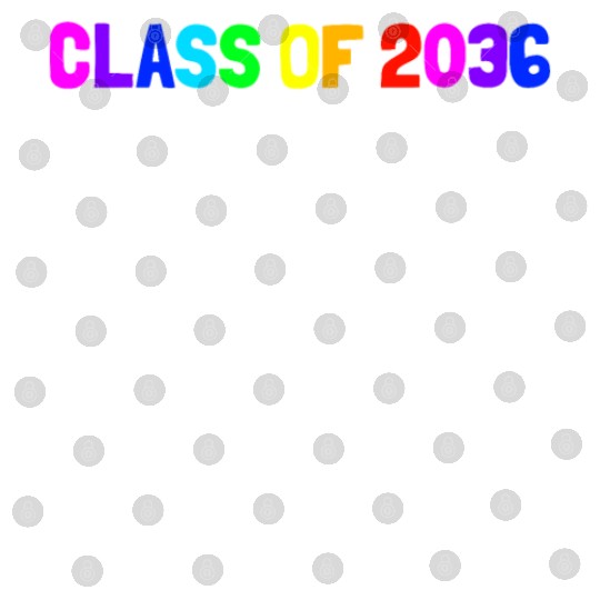 Class Of 2036 Back To School Kindergartengrow with Digital Files