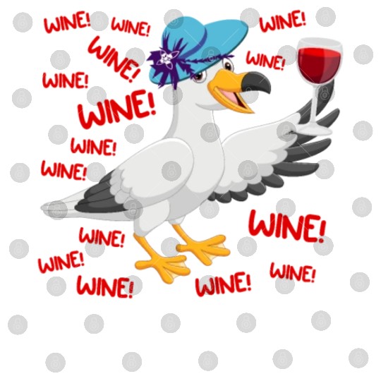 Seagull Digital Files Wine Lover North German Seagulls
