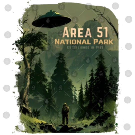 Area 51 National Park - Established In 1955 Digital Files