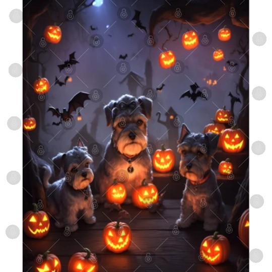 Schnauzer Hallooween Spooktacular Digital Files