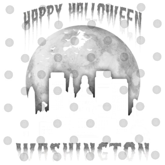 Happy Halloween Washington DC Digital Files