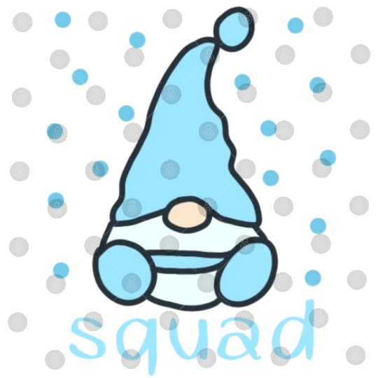 Funny Gnomes with snow fall celebrate Digital Files