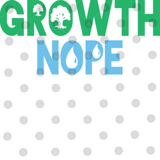 Green Blue Nope Growth Digital Files