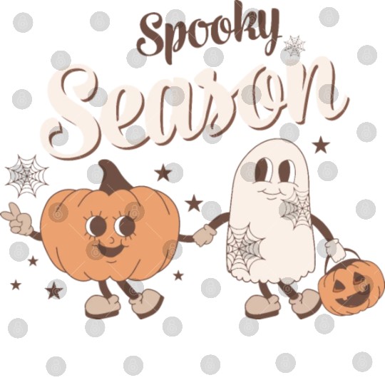 Spooky Season Ghost Pumpkin Friends Digital Files