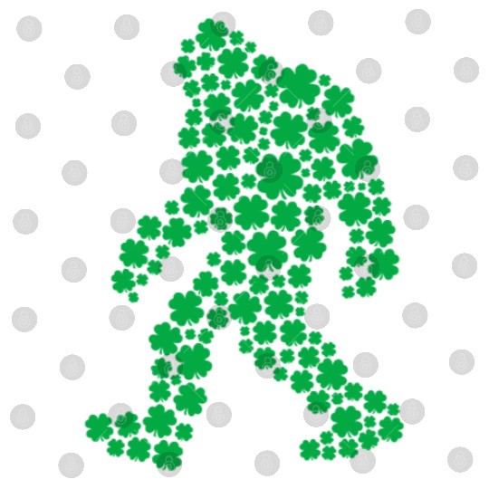 Clover Bigfoot St Patrick's Day Boys Shamrock Digital Files