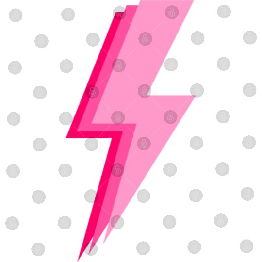 Layered trendy hot pink and light pink lightning Digital Files