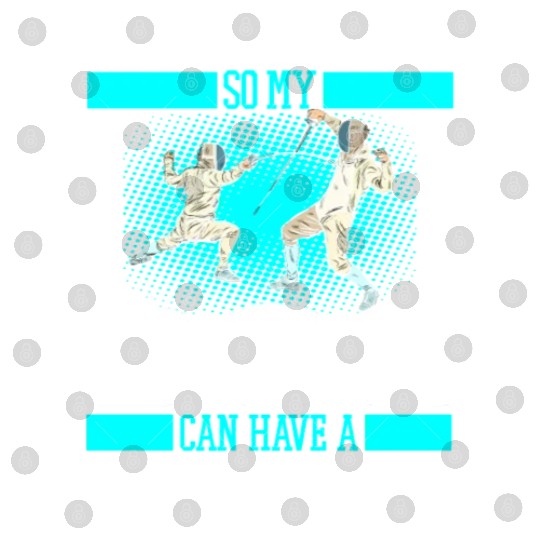 Fencing Fencer Dog Digital Files