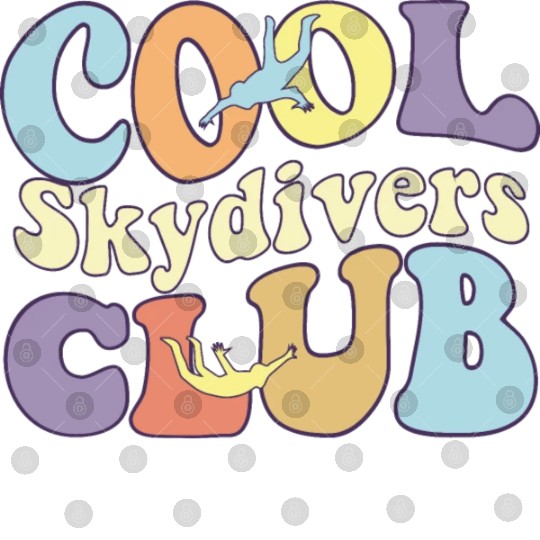 Cool Skydivers Club I Love Skydiving Instructor Digital Files