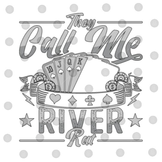 Poker Dice They Call Me River Rat Loves Card Game Digital Files