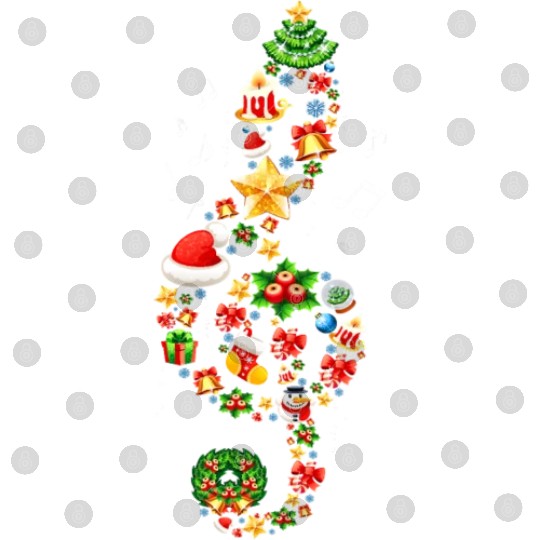 Christmas Musical Note Music Lover Teacher Sing Digital Files
