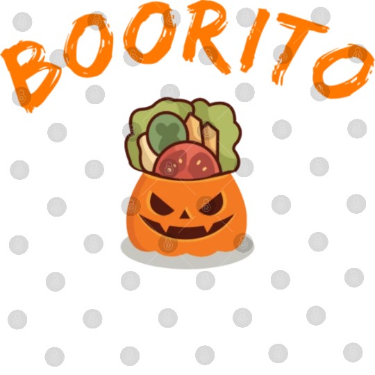 Halloween Burrito Pumpkin Mexican Trick Or Treat Digital Files