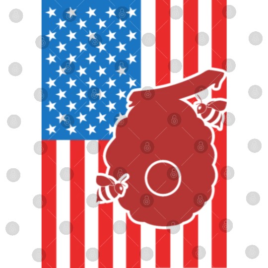 Beekeeping US Flag Digital Files