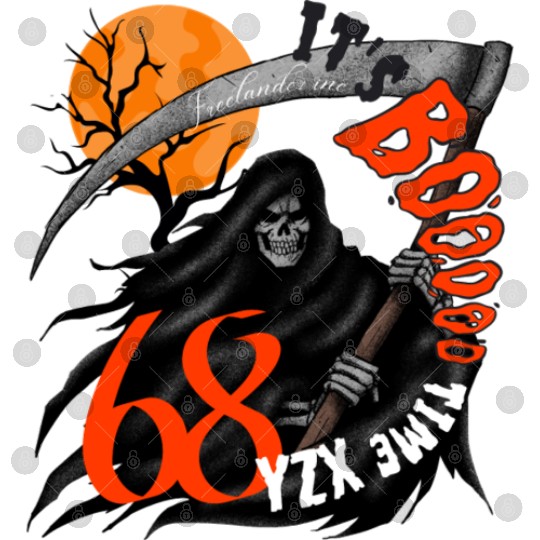 Grim reaper, creepy halloween Digital Files