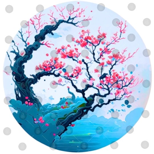 Cherry blossoms tree Digital Files