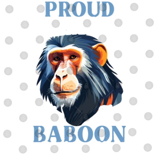 Baboon Monkey Lover Wildlife Animal Zookeeper Digital Files