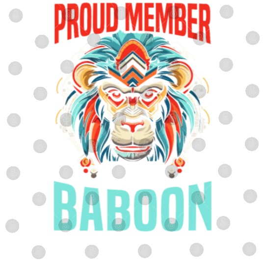 Baboon Monkey Lover Wildlife Animal Zookeeper Digital Files