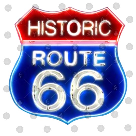 Route 66 neon sign Digital Files