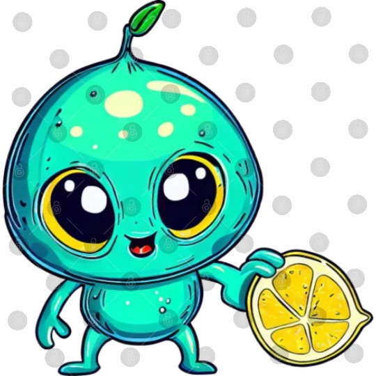 Alien Fruit Magic: Sweet Lemon from Outer Space Digital Files