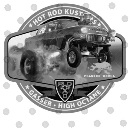 Hot Rod Gasser BW Digital Files