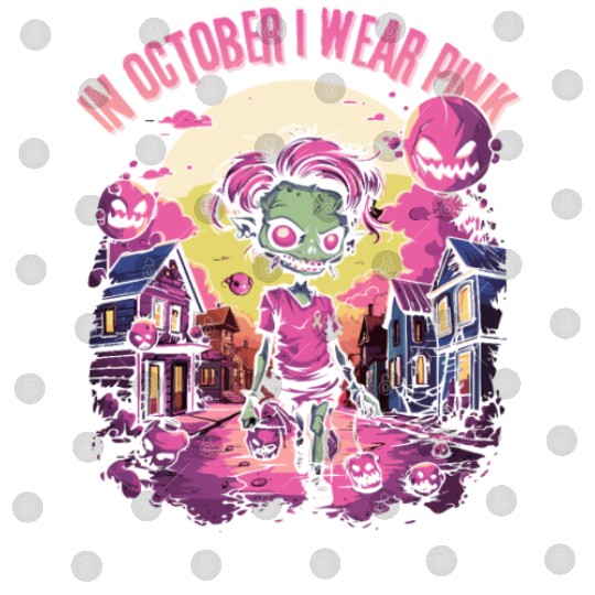 Breast Cancer Awareness - In October I Wear Pink Digital Files