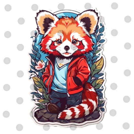 Red Panda Kawaii Digital Files