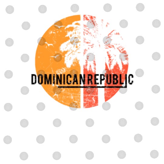 Artistic Dominican Republic Cool Palm Tree Digital Files